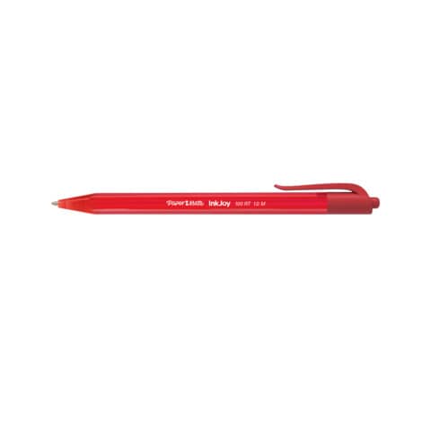 Penna a sfera a scatto Paper Mate Inkjoy 100 RT ULV M 1 mm rosso S0957050